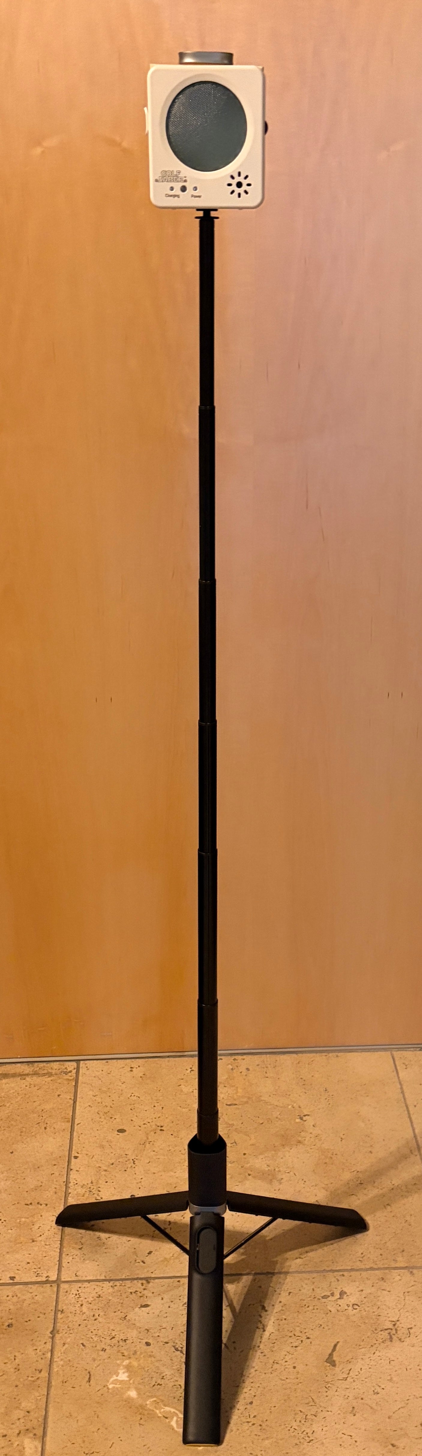 The GolfSaber Flashlight Audio Feedback System - Total Setup - Black